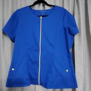 WORN ONCE royal blue jaanuu top